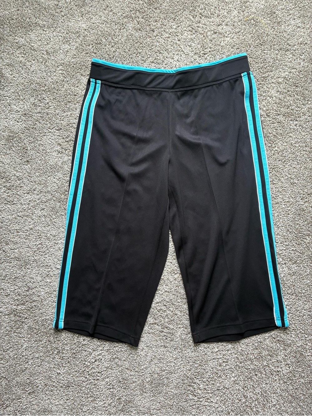 Made for Life Y2K Women's Striped Athletic Capri Pants